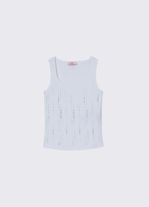 Top con strass GA6145 J4822 /7679 LIU JO 