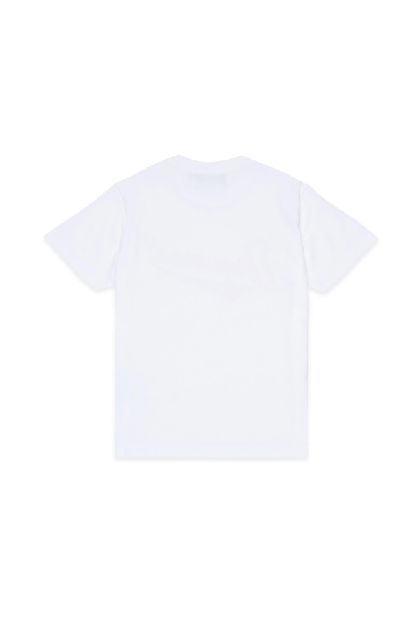 T-shirt girocollo con logo stampato DQ3171 D0ACD /DQ100 DSQUARED2 JUNIOR 