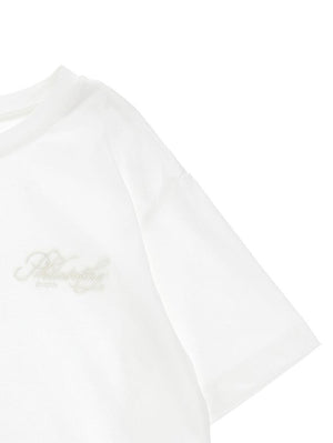 T-shirt ricamo scritta I1G609 7206 /1 PHILOSOPHY KIDS 