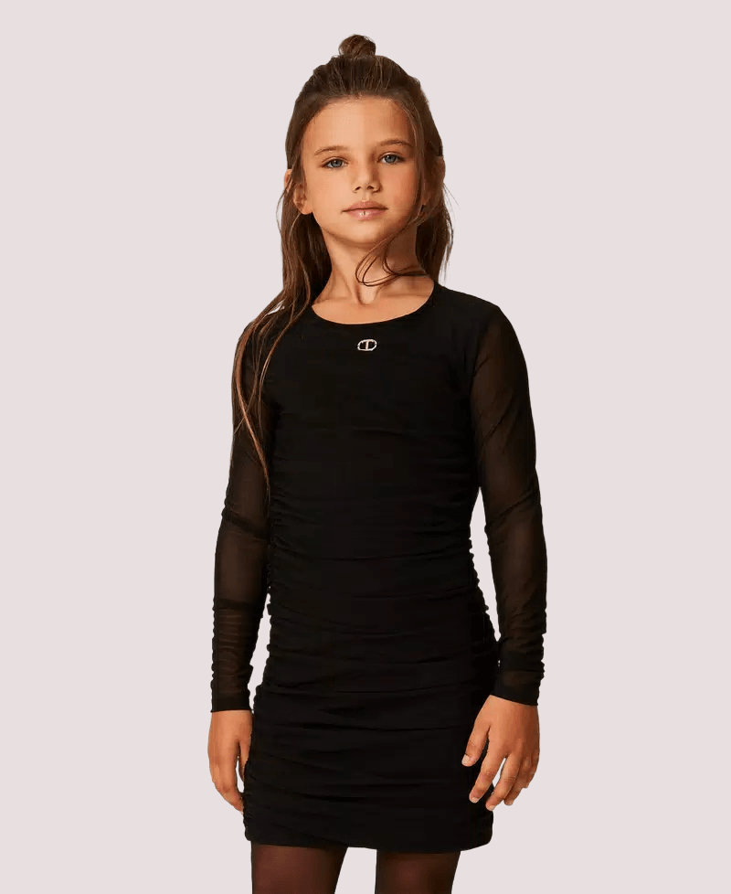 Abito corto in tulle con arricciatura 252GJ2312 /6 TWINSET 