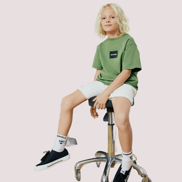 T--shirt con stampa Z31101 /68J KARL LAGERFELD 