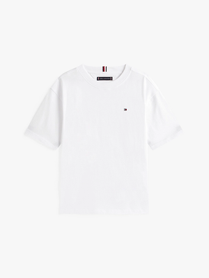 T-shirt con logo ricamato Tommy Hilfiger KB0KB09646 /YBR TOMMY HILFIGER 