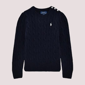 Maglia in lana e cashmere a trecce 313877375 /8 RALPH LAUREN 