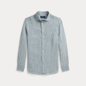 Camicia in lino a righe 323A13343 /002 POLO RALPH LAUREN 
