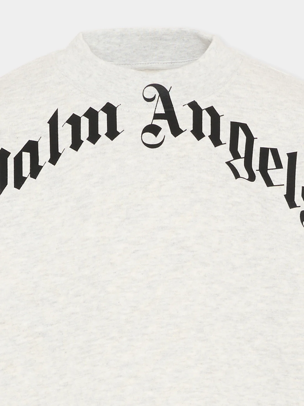 Felpa con maxi logo PBBA012S26FLE001 /101 PALM ANGELS 