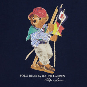 T-shirt in jersey di cotone con l'orso polo 323A12428 /002 POLO RALPH LAUREN 