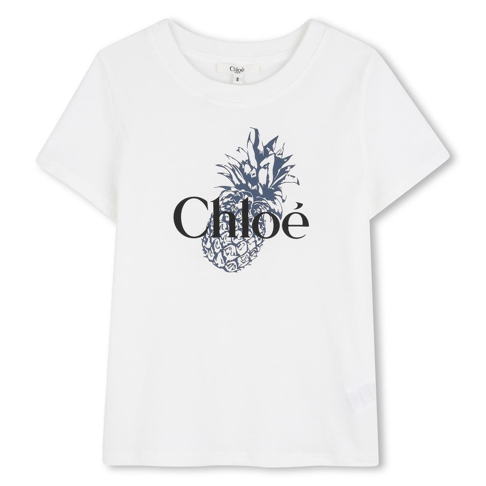 T-shirt con stampa fantasia logata C20855 /117 CHLOE 