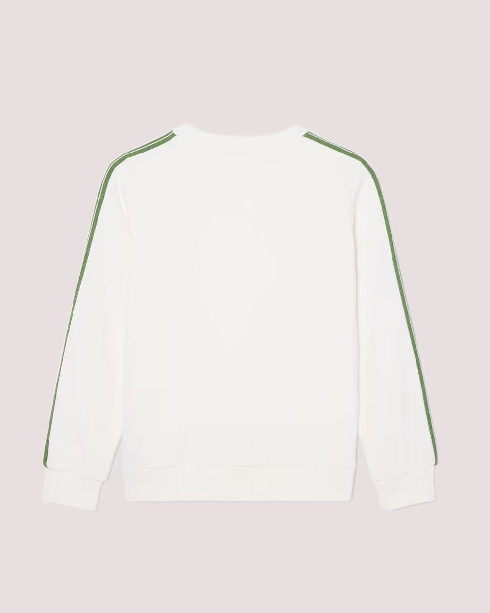 Felpa in cotone a righe con logo 847578 /70V LACOSTE 