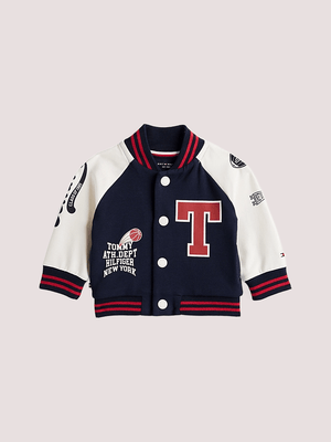 Bomber Varsity relaxed fit con patch KN0KN02195 /C1G TOMMY HILFIGER 