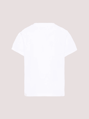 T-shirt con logo stampato BY8P11 Z3672 /100BL BALMAIN 