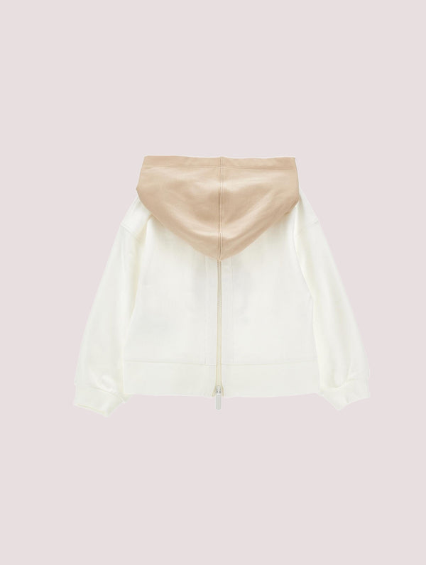 Felpa, bambina, garzata.<BR/> 19F629NP 6004 /0102 MONNALISA 