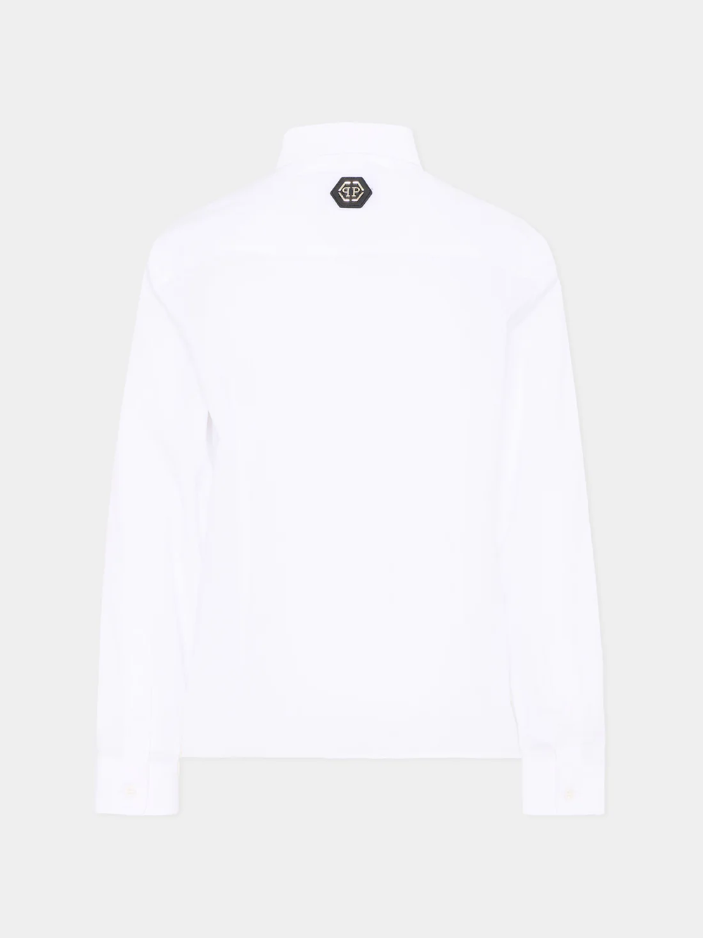 Camicia con logo ricamato S6PHJBSI248 /2 PHILIPP PLEIN JUNIOR 