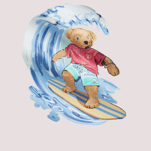 T-shirt e pantaloncini in cotone tie-dye con orso polo 320B14132 /001 POLO RALPH LAUREN 