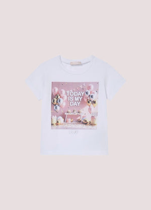 T-shirt con stampa KA6128 JS003 /10601 LIU JO 