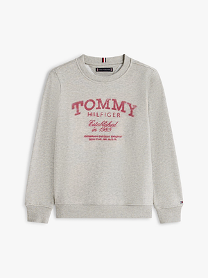Felpa con stampa logo Tommy Hilfiger KB0KB10337T /A1G TOMMY HILFIGER 