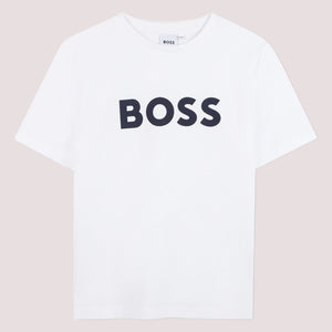 T-shirt con logo stampato J25P24 /10P BOSS 