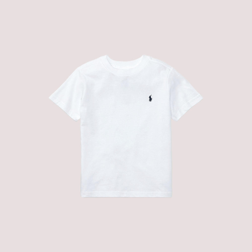 T-shirt in jersey di cotone con scollo a girocollo 322832904 /035 POLO RALPH LAUREN 