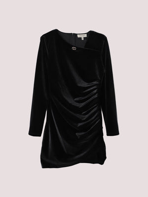 Abito corto in ciniglia con Oval T 252GJ2035 /6 TWINSET 