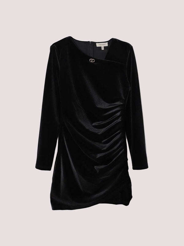 Abito corto in ciniglia con Oval T 252GJ2035 /6 TWINSET 