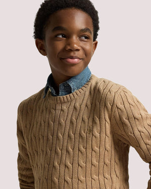 Maglia in cotone a trecce 323702674 /82 POLO RALPH LAUREN 