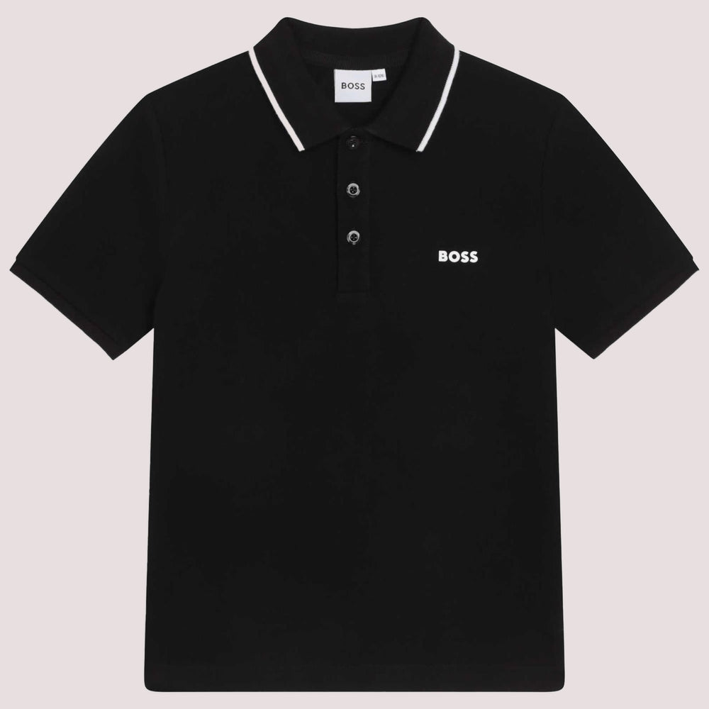 Polo con logo stampato J25P26 /09B BOSS 