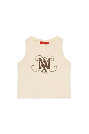 T-shirt smanicata con logo MX0284 MX00T /MX10F MAX&CO KID 