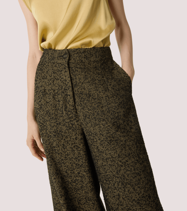 Pantaloni in cotone chevron con pinces 521SD25013 /529002-03 ALESSIA SANTI 