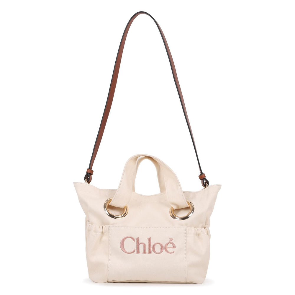 Borsa con logo ricamato sul davanti C20872 /148 CHLOE 