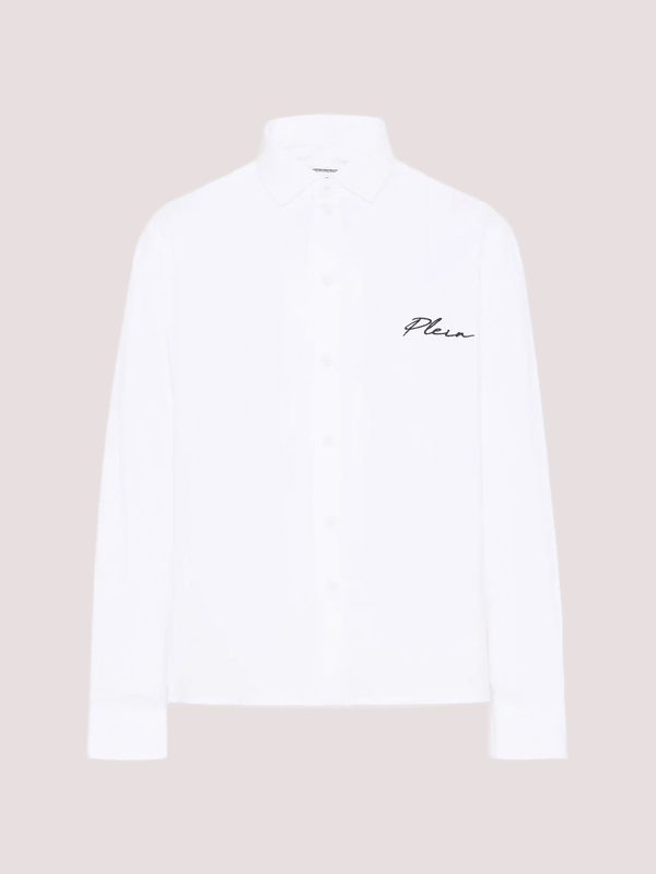 Camicia con logo ricamato S6PHJBSI248 /2 PHILIPP PLEIN JUNIOR 