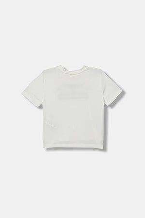 T-shirt con logo cc a contrasto EFTS262 JE006 /0185 ELISABETTA FRANCHI La Mia Bambina 