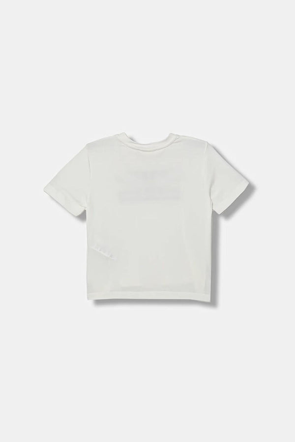 T-shirt con logo cc a contrasto EFTS262 JE006 /0185 ELISABETTA FRANCHI La Mia Bambina 