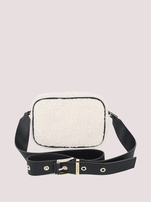 Borsa a spalla per bambina Michael Kors Kids beige con fibbia R30533 /190 MICHAEL KORS 