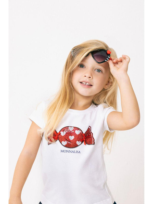 T-Shirt Caramella 19G608 7005 /99 MONNALISA 