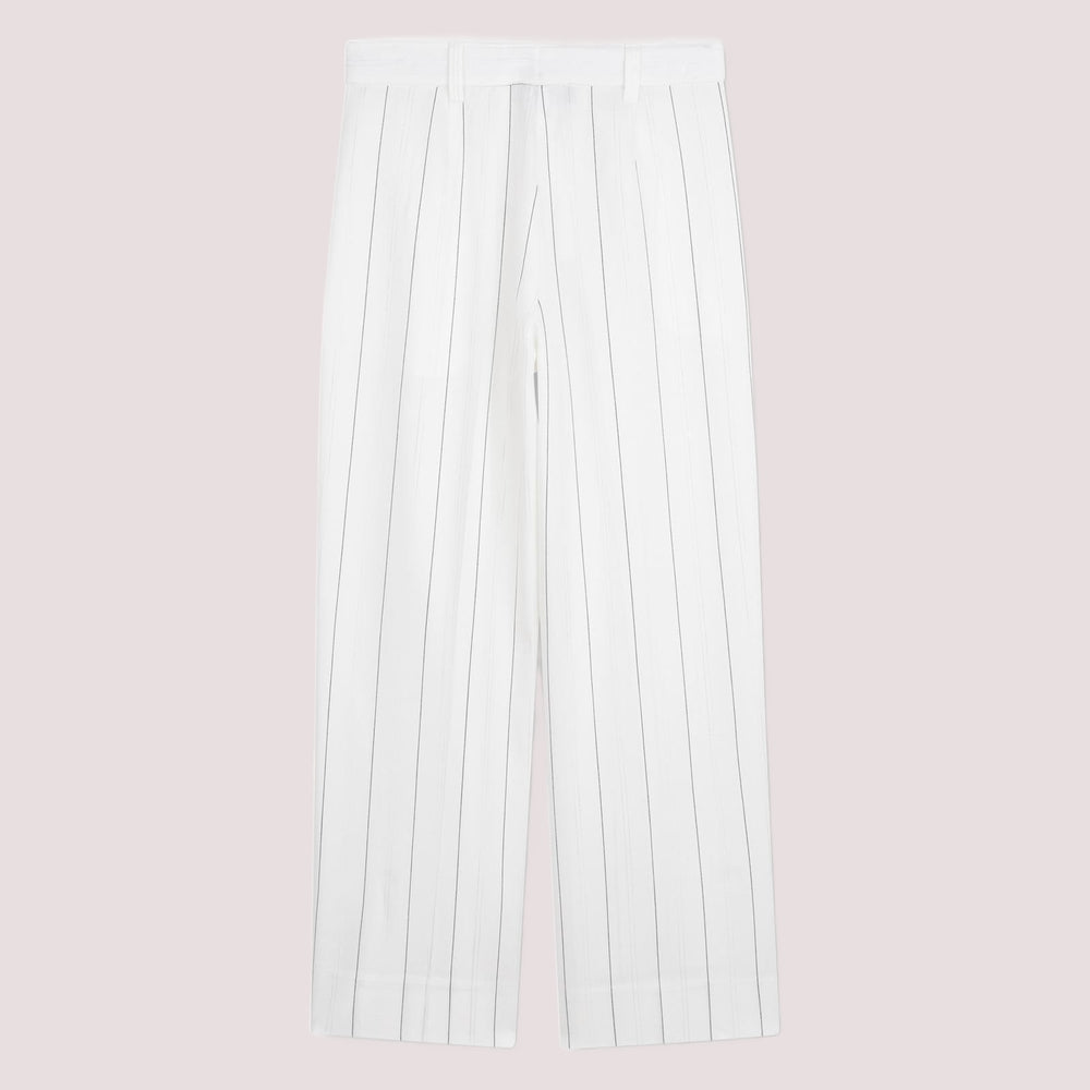 Pantalone largo a righe D62690 /Z40 DKNY 