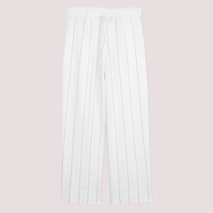 Pantalone largo a righe D62690 /Z40 DKNY 