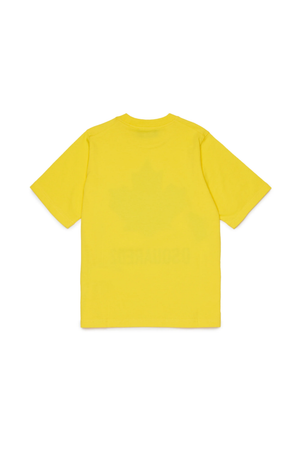 T-shirt con logo DQ3176 D00XM /DQ220 DSQUARED2 JUNIOR 