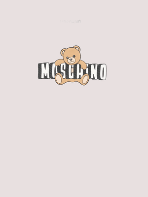 Abito con logo stampato MAV0C7 LBA00 /10101 MOSCHINO 