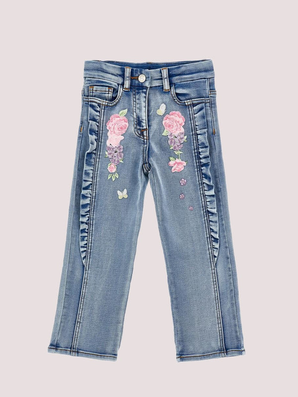 Jeans Floreali 19G404 7015 / MONNALISA 