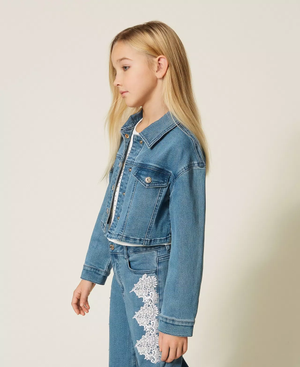 Giacca cropped in jeans 261GJ2080 /3451 TWINSET 