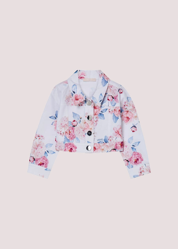 Giubbotto in drill stampato KA6001 T1968 /T9898 LIU JO 