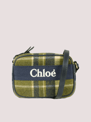 Borsa a quadri sul verde C20683 /Z67 CHLOE 