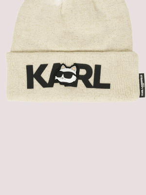 Set beige con Choupette e logo Z31013 /576 KARL LAGERFELD 