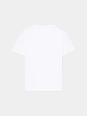 T-shirt con logo BY8R31 Z3672 /100NE BALMAIN 