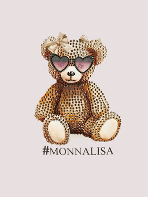 Felpa, bambina, garzata.<BR/> 19F629NP 6004 /0102 MONNALISA 