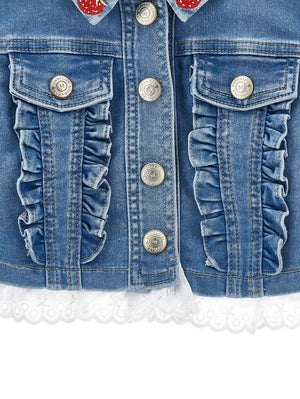 Giubotto Jeans Winnie the Pooh 39G103 7017 /62 MONNALISA 