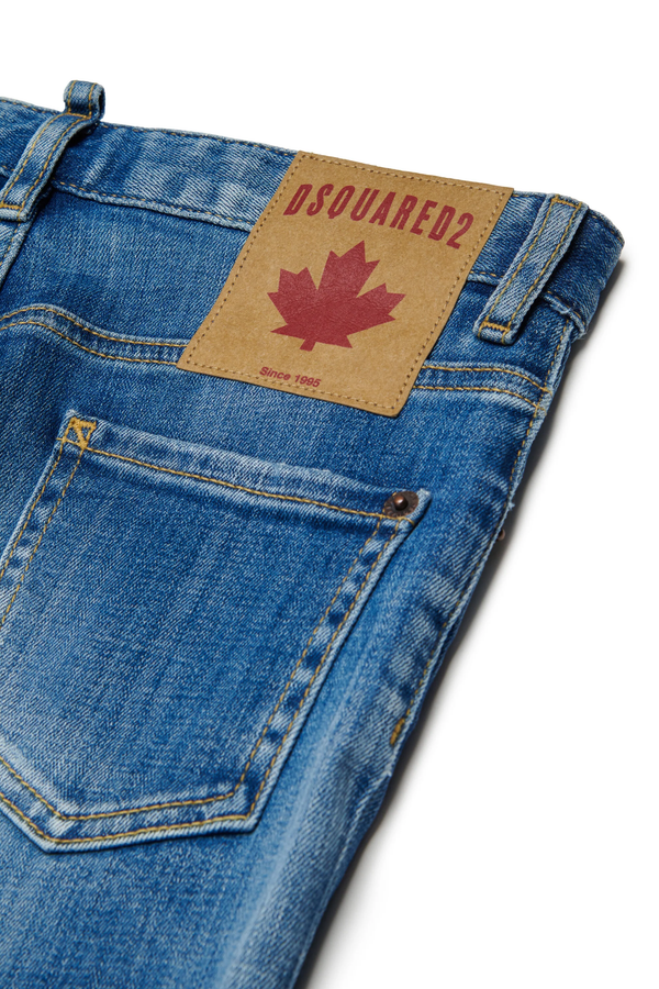 Jeans straight lavaggio blu chiaro - Stanislav DQ0731 D0AFN /DQ01 DSQUARED2 JUNIOR 