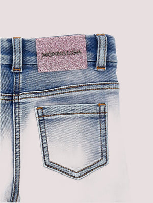 Jeans Floreali 19G404 7015 / MONNALISA 