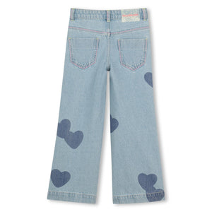 Pantalone in denim U21877 /Z18 BILLIEBLUSH 
