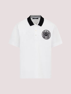 Polo con stemma BY8P71 Z3658 /100NE BALMAIN 