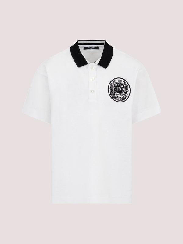 Polo con stemma BY8P71 Z3658 /100NE BALMAIN 